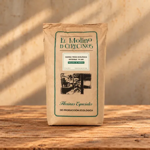 Harina Ecológica Integral W200 Molino de Piedra - Molinos del Duero