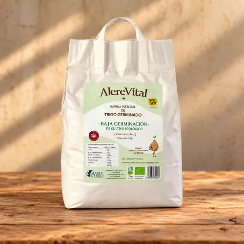 Harina integral de trigo germinado ECO Baja germinación- Molinos del Duero